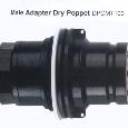 1" Male Dry Poppet Couplings - Female NPT Threads - QCA