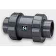 3/8" PVC FPM O-Ring - Ball Check Valves - Socket