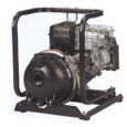 Trash Pump Engine Driven Plastic  3" T-Series with 8HP Engine and Roll Cage