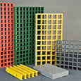 PROGrid® Molded FRP Grating - GP - Mesh 0.5" x 1.5" x 1.5"