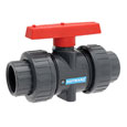 1/2" CPVC/EPDM TBB True Union Ball Valves - Flanged