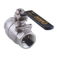 3/8" x 3/8" SS - 316 Two Piece Ball Valve - Full Port